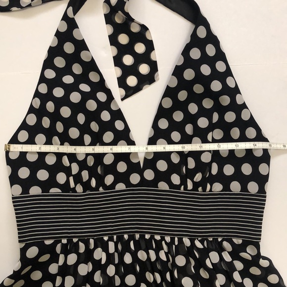 BCBG MAX AZRIA Polkadot Halter Dress - Picture 10 of 13